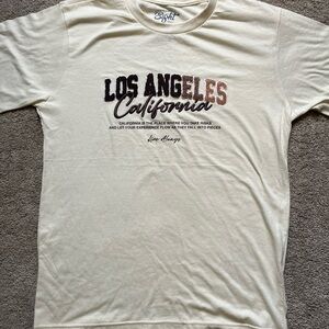Eighty Eight Cream Los Angeles California Tee